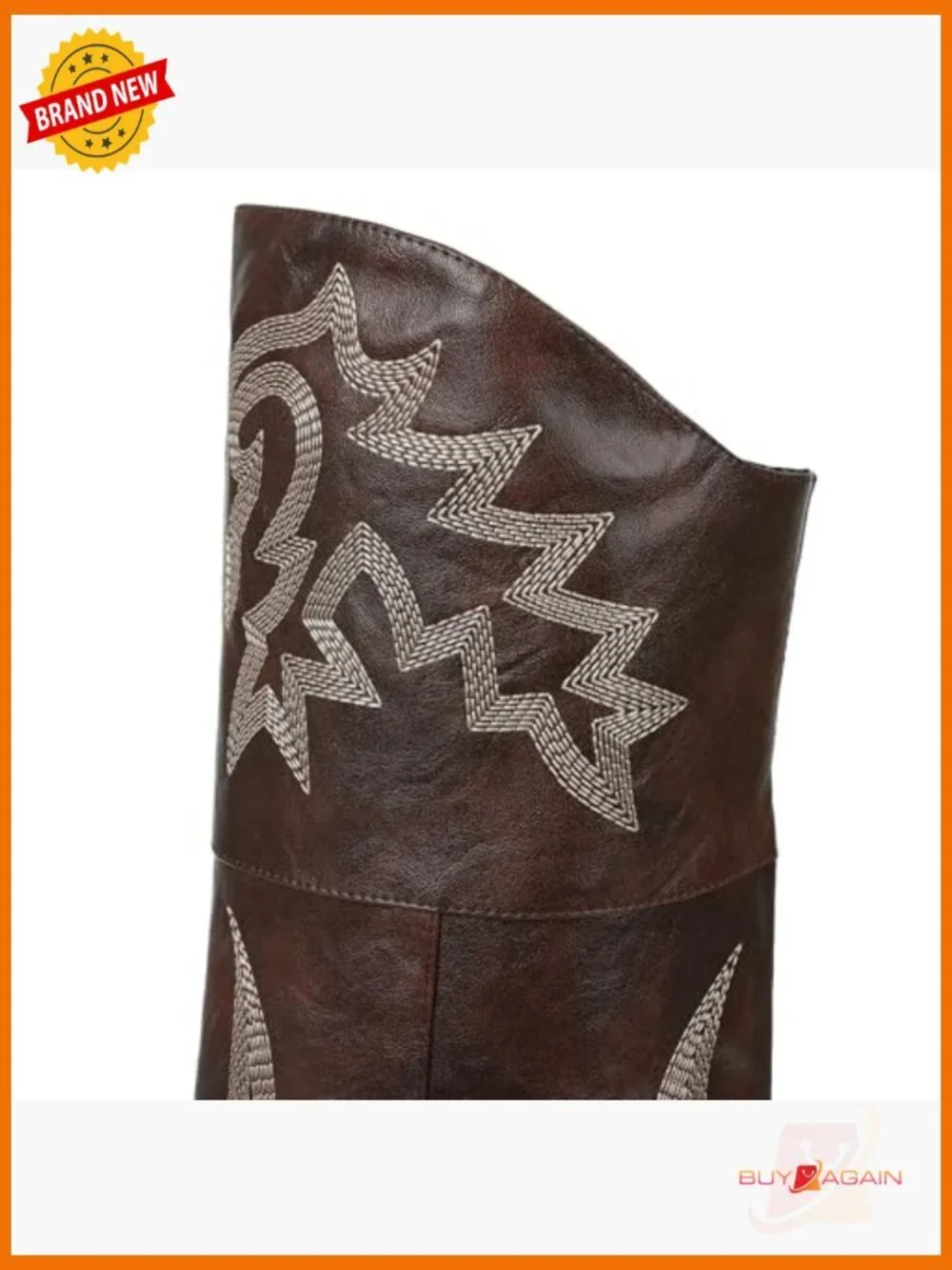 Women's Over the Knee Cowboy Boots Pointed Toe Chunky Heel Embroidered